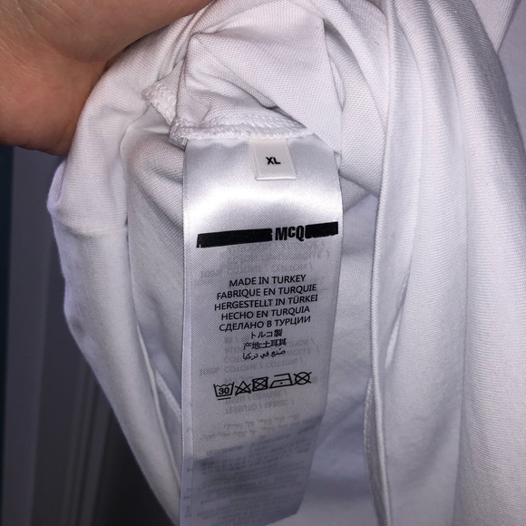 WITH TAGS MCQ White Short Sleeve - Picture 2 of 2